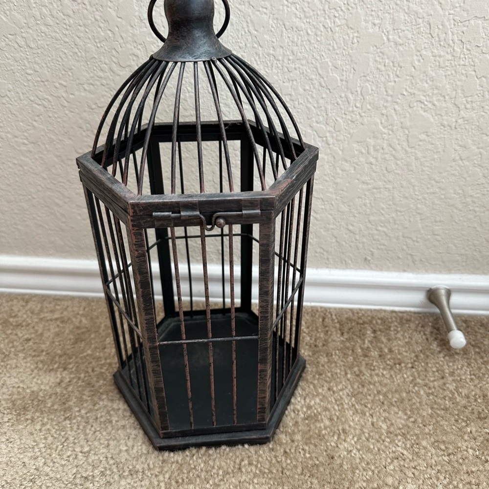 Hallmark Rustic Black Metal Lantern